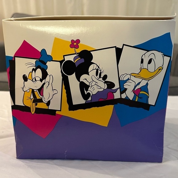 Vintage Walt Disney World Retired Bride And Groom Ears Top Hat &Box Mickey Mouse